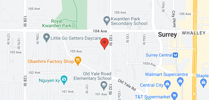 map of 13171 103 AVENUE